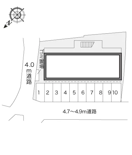 ★手数料０円★駿東郡長泉町下土狩　月極駐車場（LP）